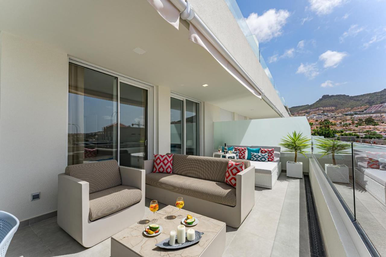 Modern New Apartment Las Terrazas De Costa Adeje. Heated Pool, Big Terrace And Private Parking Екстериор снимка