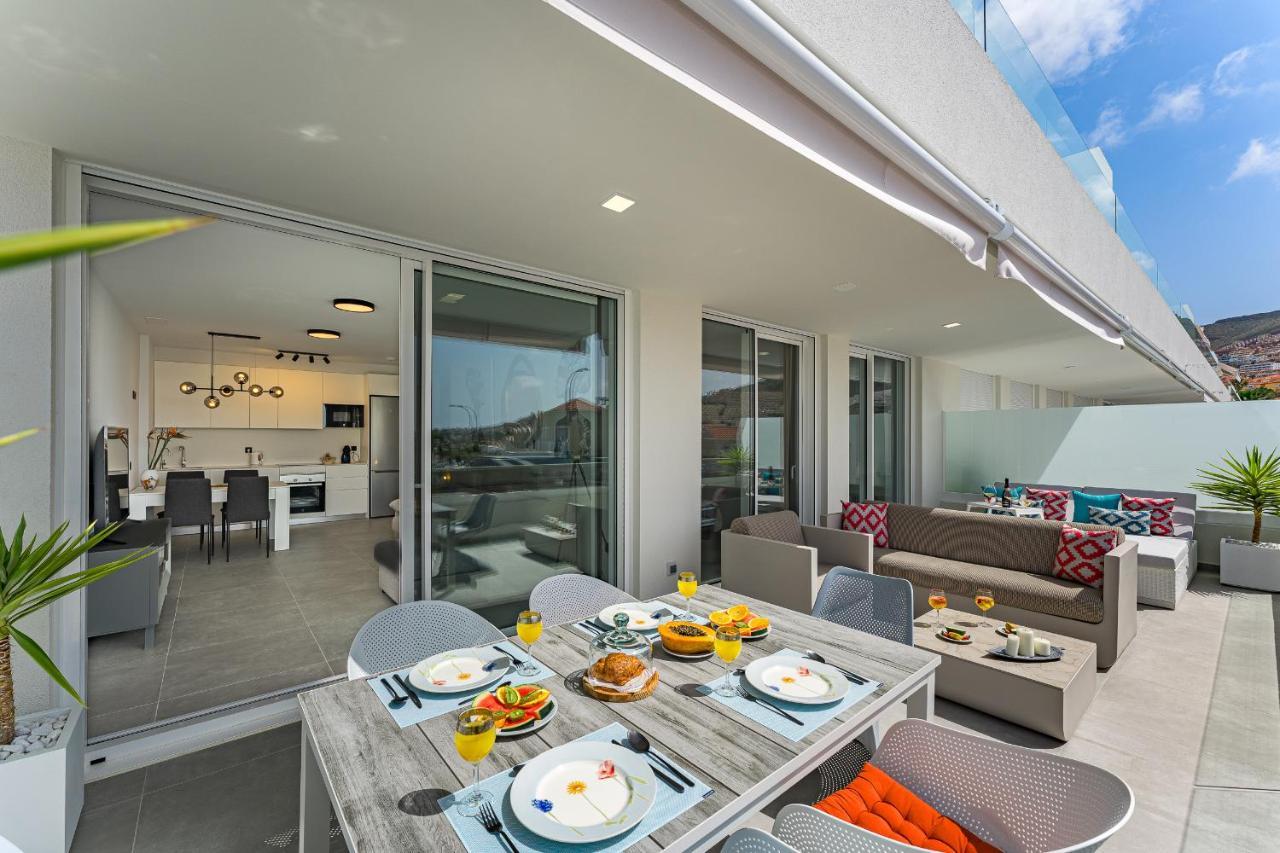 Modern New Apartment Las Terrazas De Costa Adeje. Heated Pool, Big Terrace And Private Parking Екстериор снимка
