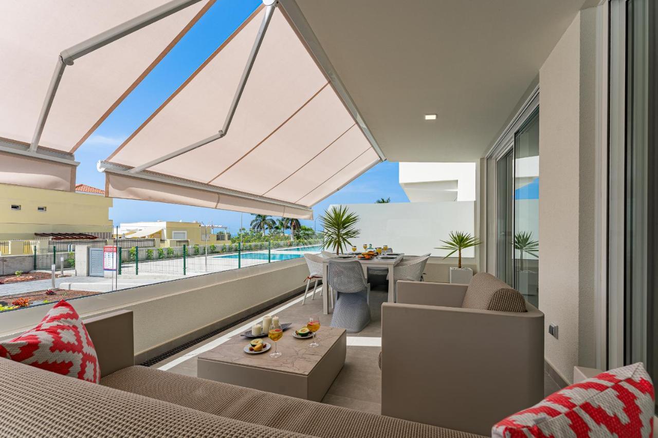 Modern New Apartment Las Terrazas De Costa Adeje. Heated Pool, Big Terrace And Private Parking Екстериор снимка