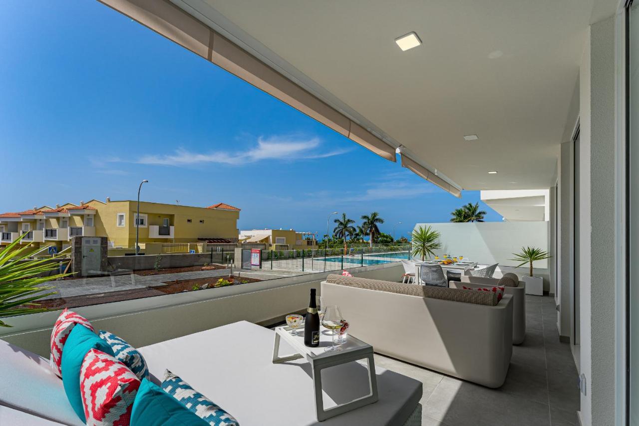 Modern New Apartment Las Terrazas De Costa Adeje. Heated Pool, Big Terrace And Private Parking Екстериор снимка
