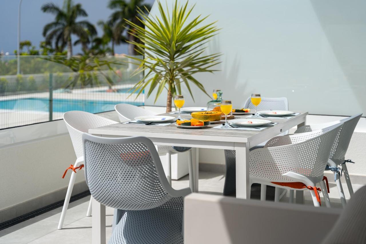 Modern New Apartment Las Terrazas De Costa Adeje. Heated Pool, Big Terrace And Private Parking Екстериор снимка