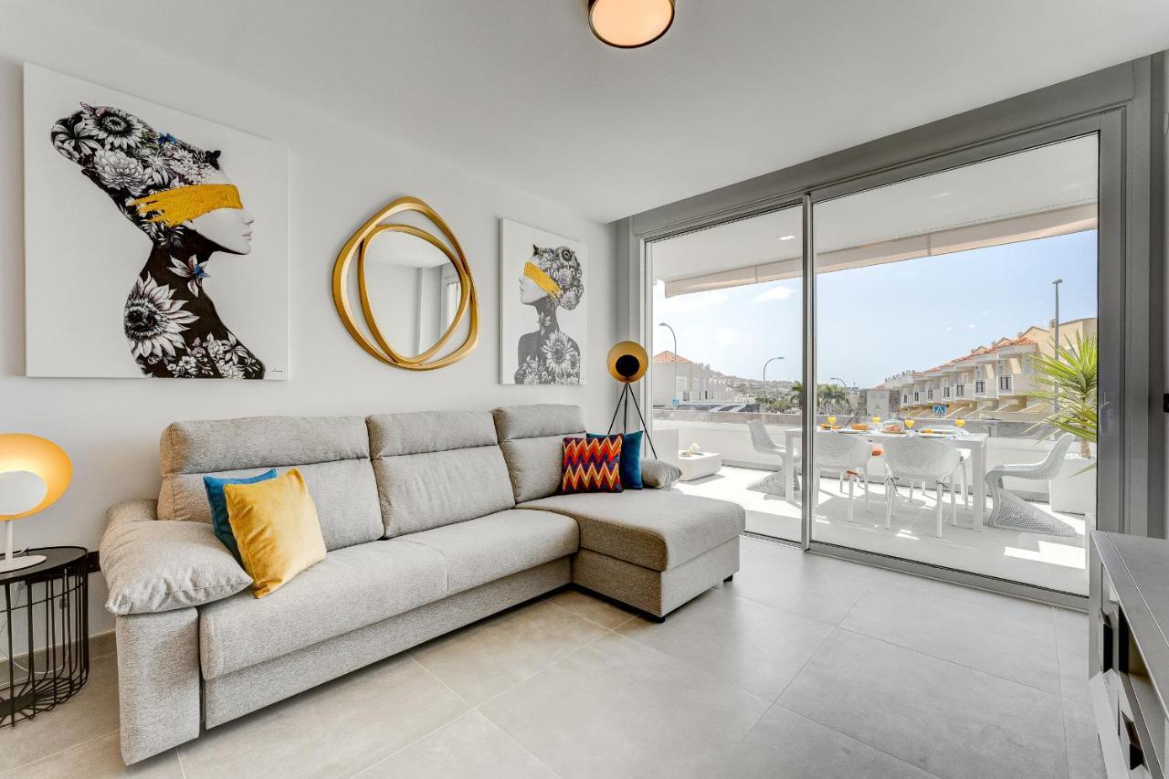 Modern New Apartment Las Terrazas De Costa Adeje. Heated Pool, Big Terrace And Private Parking Екстериор снимка
